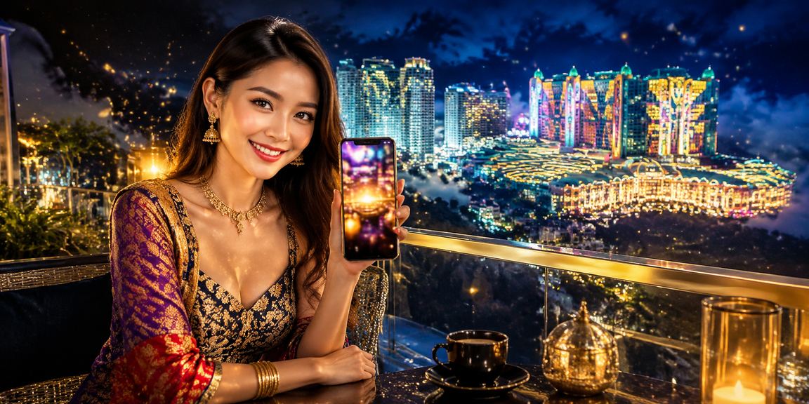 Pengalaman bermain sukan maya melalui apl mudah alih di Genting Highlands